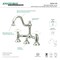 Kingston Brass KS3911PX Restoration Bathroom Bridge Faucet, Polished Chrome KS3911PX - alternate 6